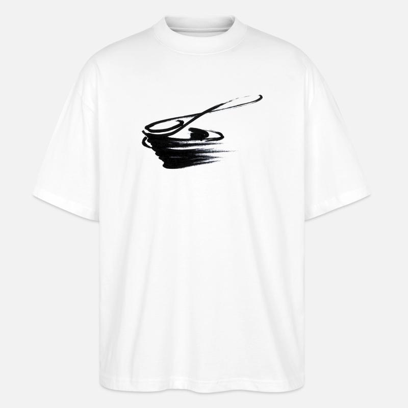 spooncup01 - Stanley/Stella Oversized Unisex Organic T-shirt Blaster 2.0 - white