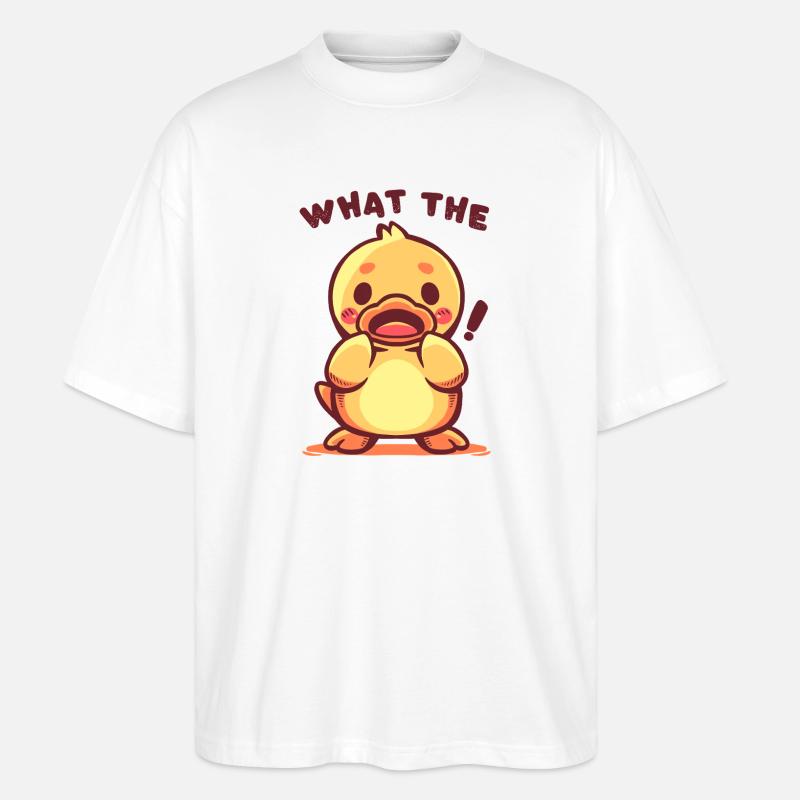Was ist das - Stanley/Stella Oversized Unisex Bio T-Shirt Blaster 2.0 - Weiß