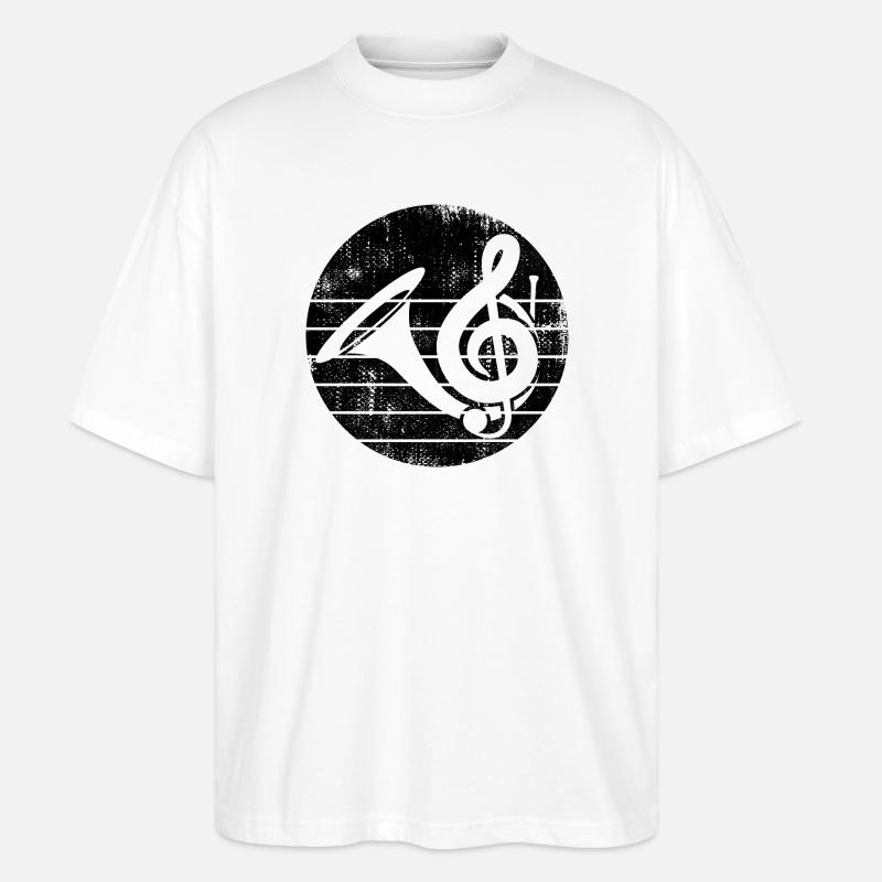 Clairon - T-shirt bio Blaster 2.0 coupe oversize Stanley/Stella Unisexe - blanc