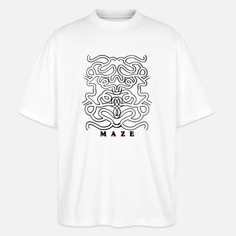 Télougou - T-shirt bio Blaster 2.0 coupe oversize Stanley/Stella Unisexe - blanc