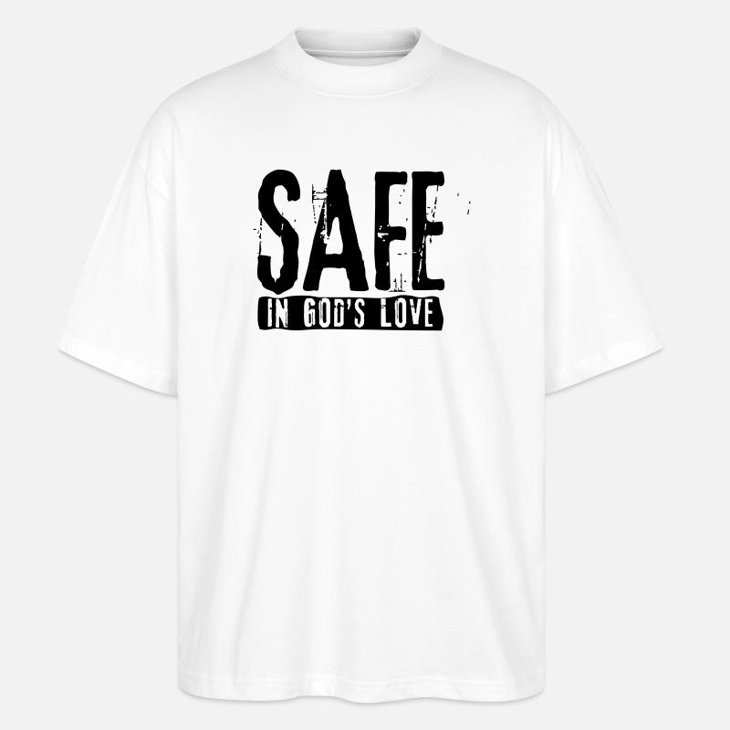 safe - Stanley/Stella Oversized Unisex Organic T-shirt Blaster 2.0 - white