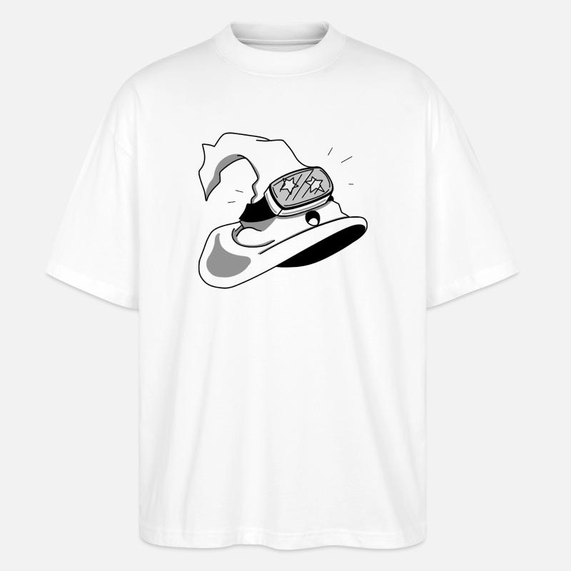 Future Hat - Stanley/Stella Oversized Unisex Bio T-Shirt Blaster 2.0 - Weiß