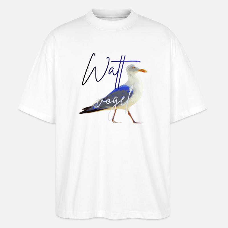 Wattvogel_3.2 - T-shirt bio Blaster 2.0 coupe oversize Stanley/Stella Unisexe - blanc
