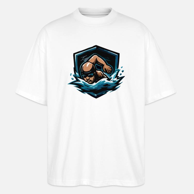 Wasserhelden Sprint - Stanley/Stella Oversized Unisex Bio T-Shirt Blaster 2.0 - Weiß