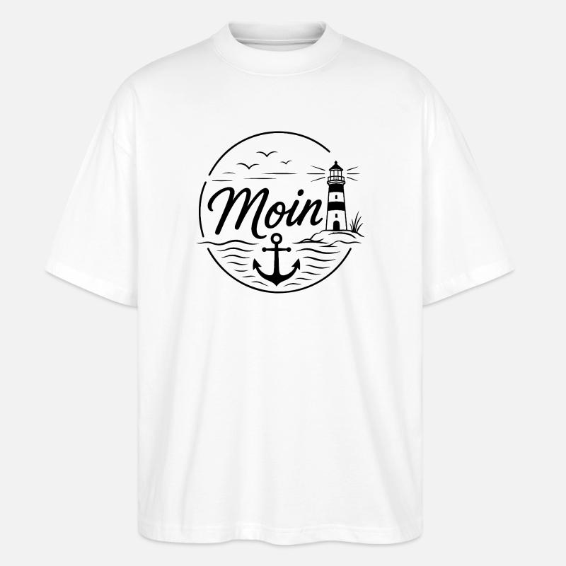 Moin - Stanley/Stella Oversized Unisex Bio T-Shirt Blaster 2.0 - Weiß