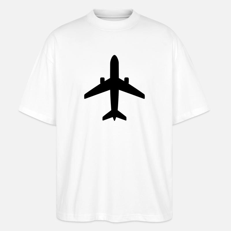 avion - T-shirt bio Blaster 2.0 coupe oversize Stanley/Stella Unisexe - blanc