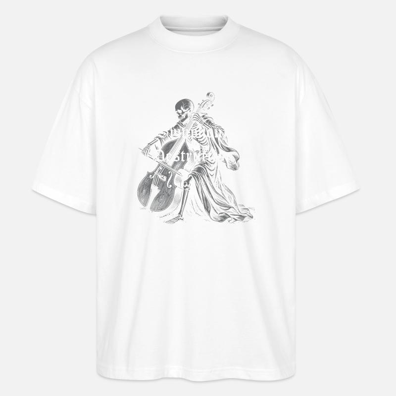 Symphonie der Zerstörung - Stanley/Stella Oversized Unisex Bio T-Shirt Blaster 2.0 - Weiß