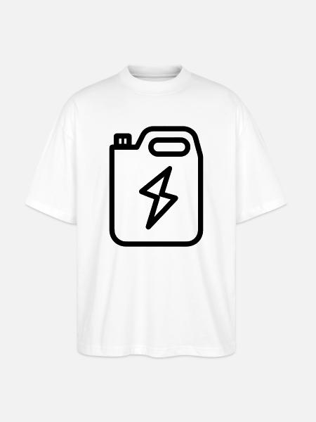 fuel - Stanley/Stella Oversized Unisex Organic T-shirt Blaster 2.0 - white