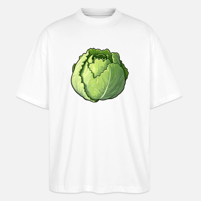 Salat - Stanley/Stella Oversized Unisex Bio T-Shirt Blaster 2.0 - Weiß
