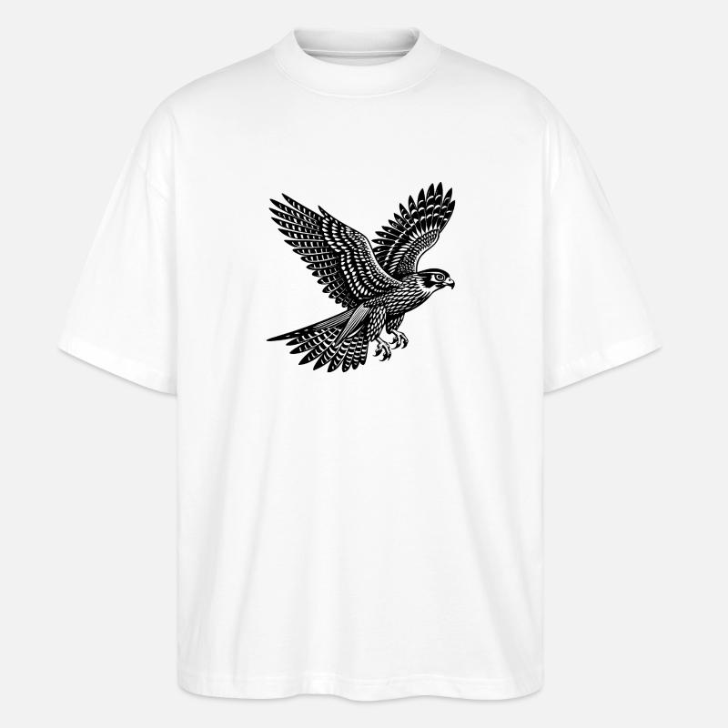 Falcon - Stanley/Stella Oversized Unisex Bio T-Shirt Blaster 2.0 - Weiß