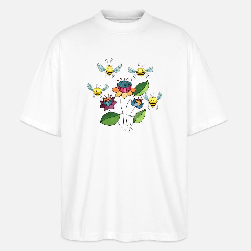 Insectes - T-shirt bio Blaster 2.0 coupe oversize Stanley/Stella Unisexe - blanc
