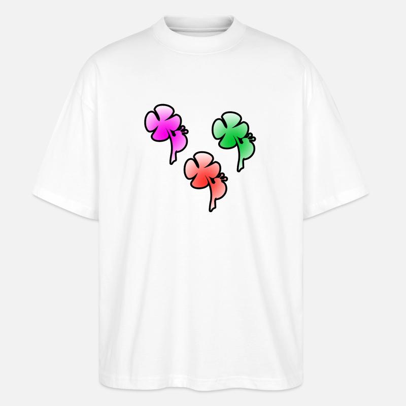 Fleur - T-shirt bio Blaster 2.0 coupe oversize Stanley/Stella Unisexe - blanc