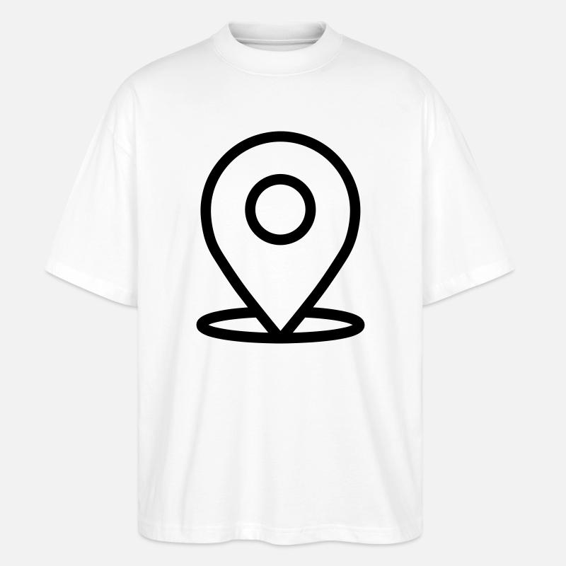 localisation - T-shirt bio Blaster 2.0 coupe oversize Stanley/Stella Unisexe - blanc