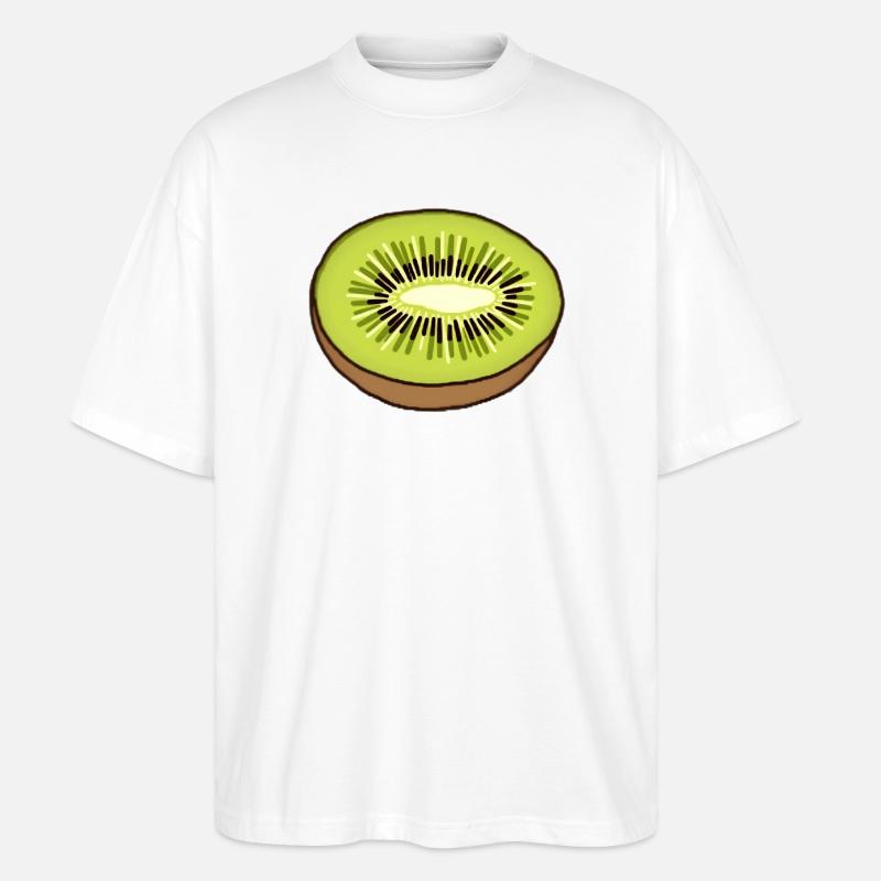 Kiwi - Stanley/Stella Oversized Unisex Bio T-Shirt Blaster 2.0 - Weiß