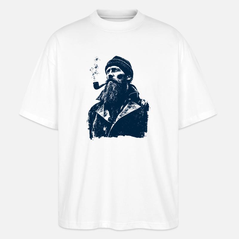 Seemann - Stanley/Stella Oversized Unisex Bio T-Shirt Blaster 2.0 - Weiß