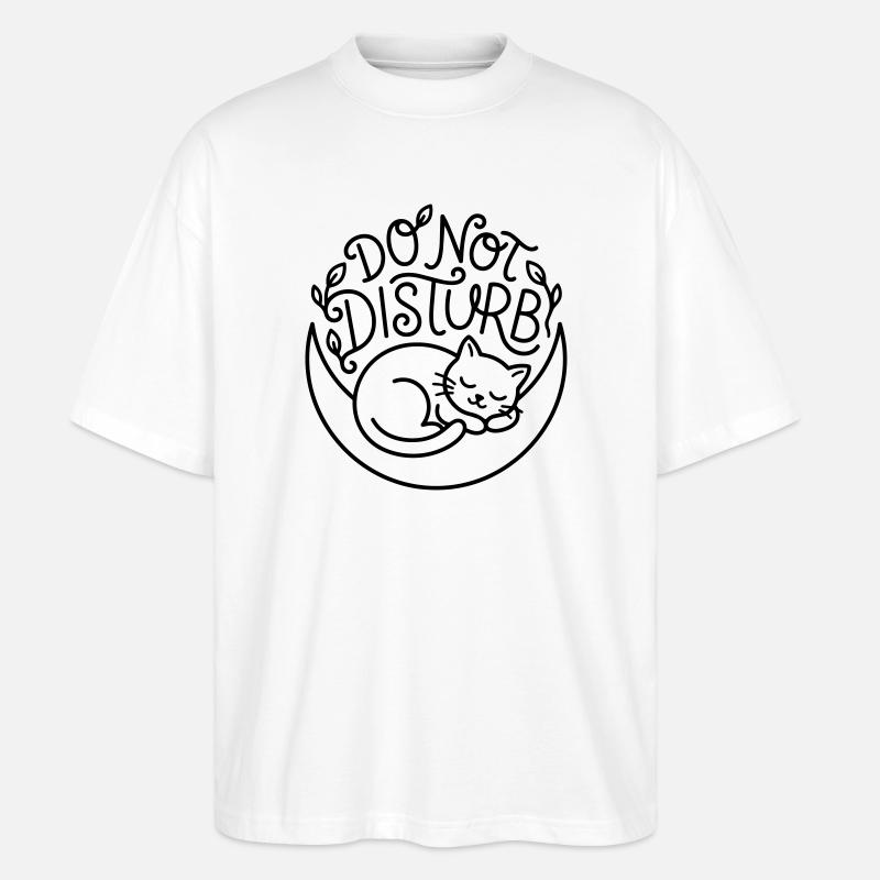 Nicht stören - Stanley/Stella Oversized Unisex Bio T-Shirt Blaster 2.0 - Weiß