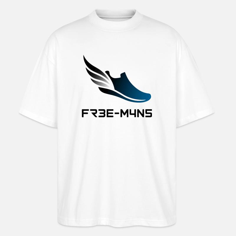 Baskets Ailes de Vitesse - T-shirt bio Blaster 2.0 coupe oversize Stanley/Stella Unisexe - blanc
