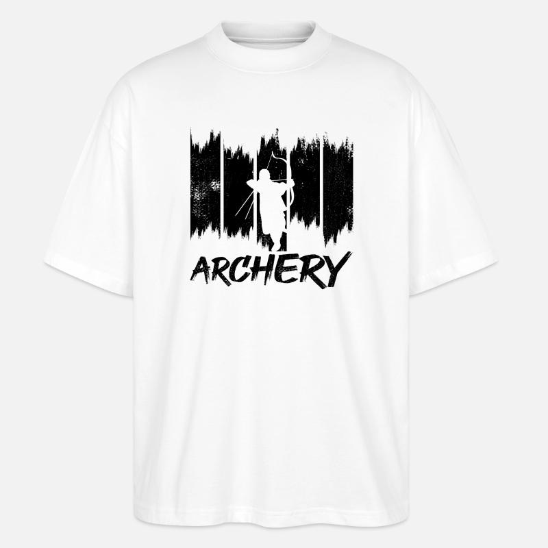 archerie - T-shirt bio Blaster 2.0 coupe oversize Stanley/Stella Unisexe - blanc