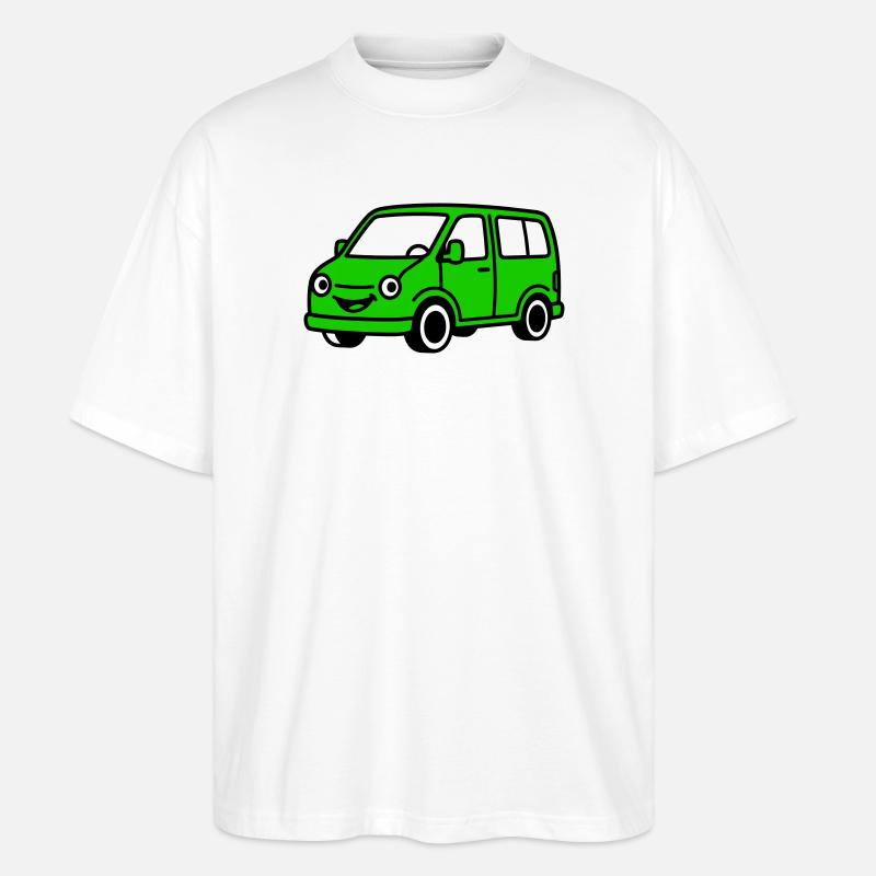 Van Cartoon - T-shirt bio Blaster 2.0 coupe oversize Stanley/Stella Unisexe - blanc