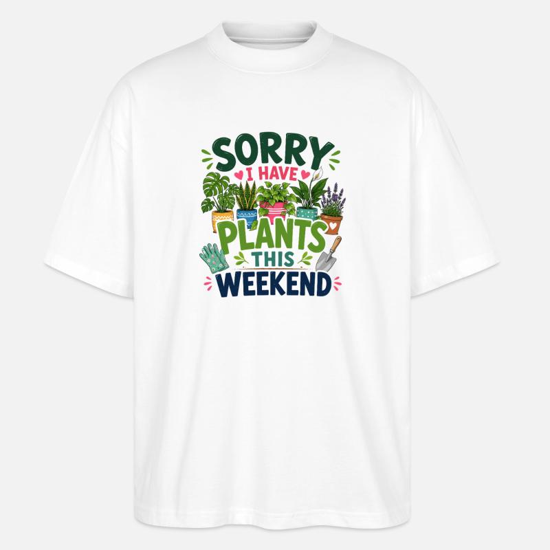 Désolé de planter ce week-end - T-shirt bio Blaster 2.0 coupe oversize Stanley/Stella Unisexe - blanc