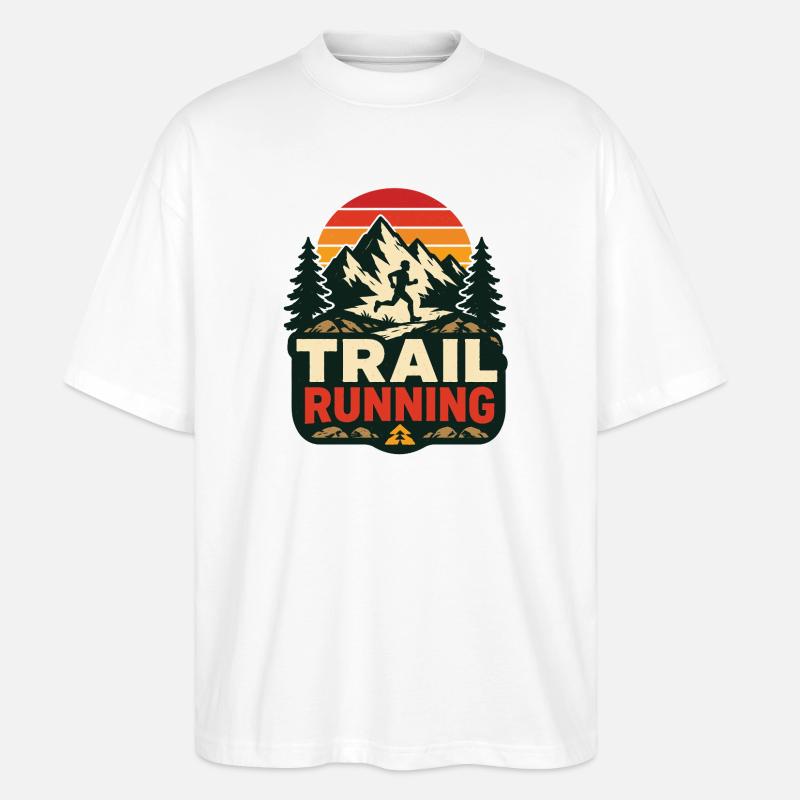 Trail running - T-shirt bio Blaster 2.0 coupe oversize Stanley/Stella Unisexe - blanc