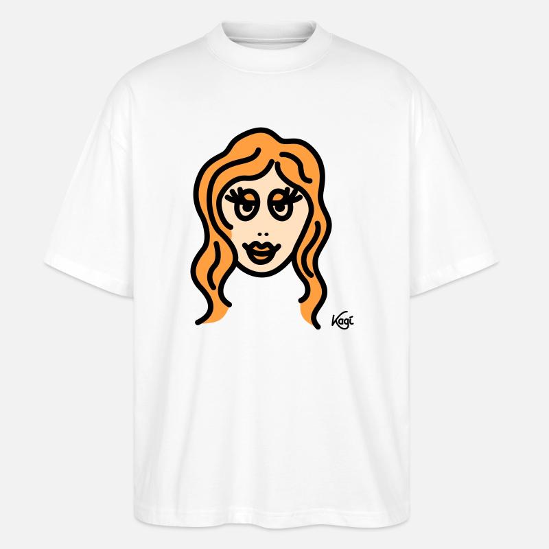 Vierge grande - T-shirt bio Blaster 2.0 coupe oversize Stanley/Stella Unisexe - blanc