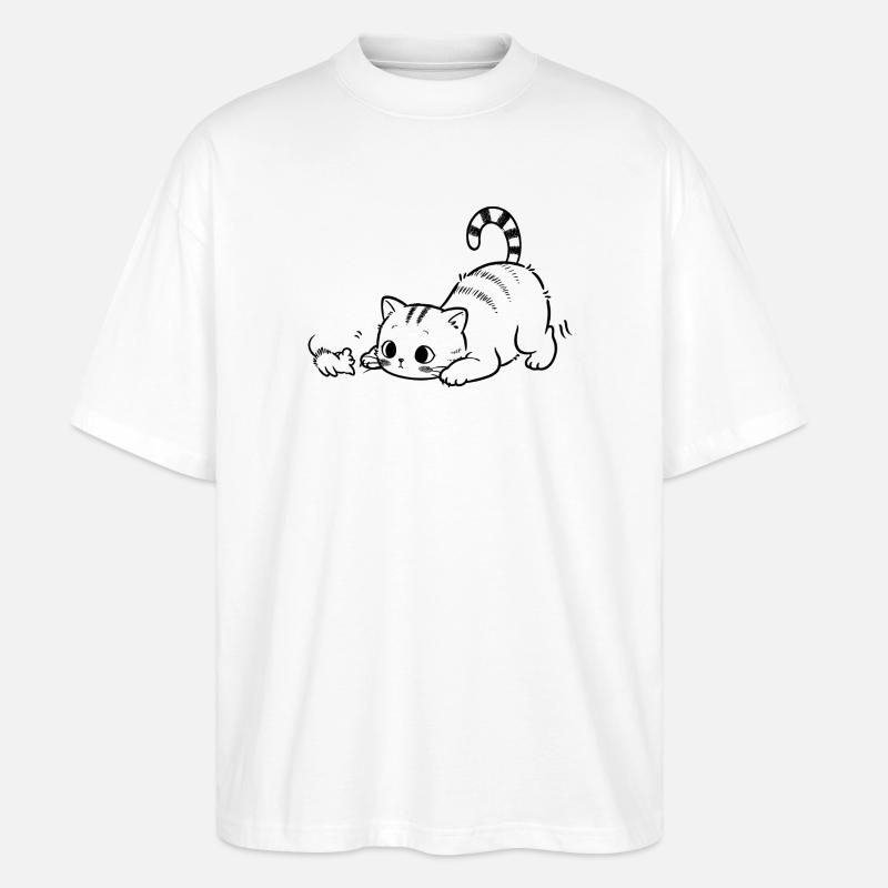 Mode bondit activé - T-shirt bio Blaster 2.0 coupe oversize Stanley/Stella Unisexe - blanc