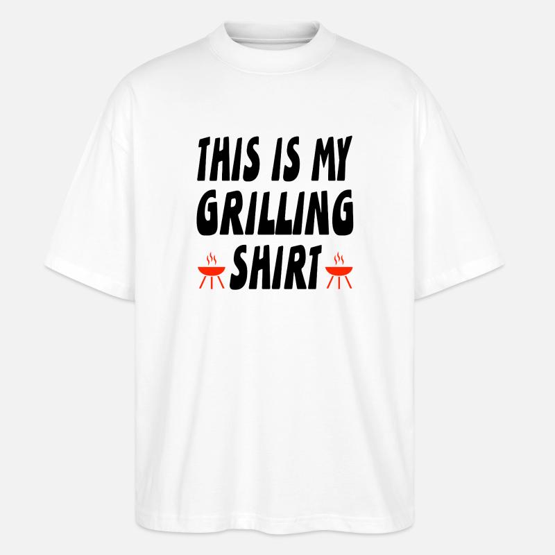 Griller - T-shirt bio Blaster 2.0 coupe oversize Stanley/Stella Unisexe - blanc