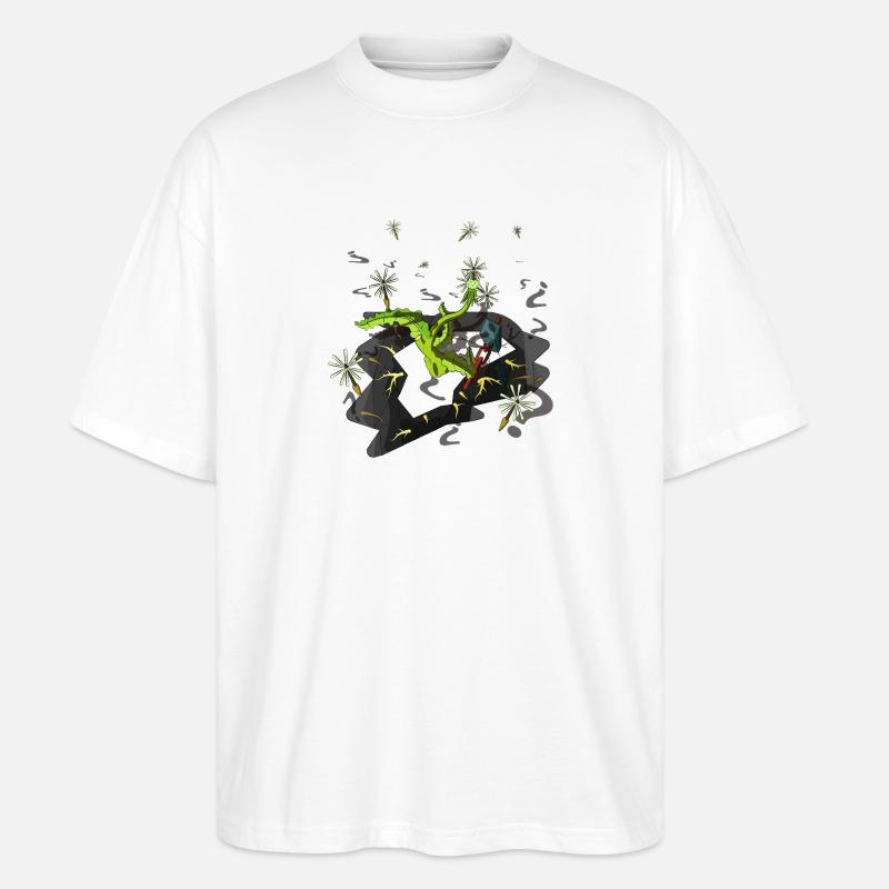 BLEW - Stanley/Stella Oversized Unisex Bio T-Shirt Blaster 2.0 - Weiß