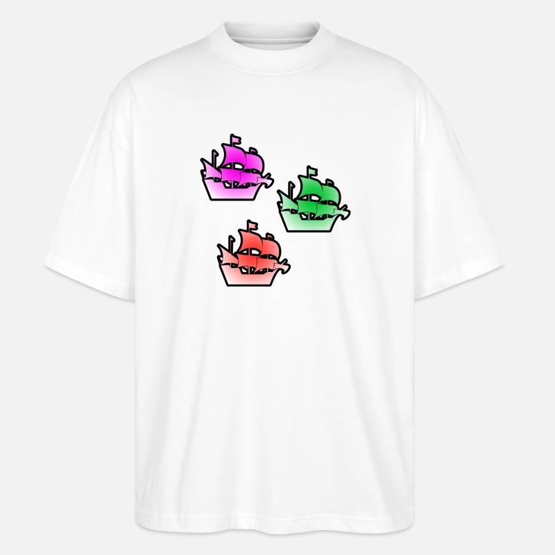 Voile - T-shirt bio Blaster 2.0 coupe oversize Stanley/Stella Unisexe - blanc