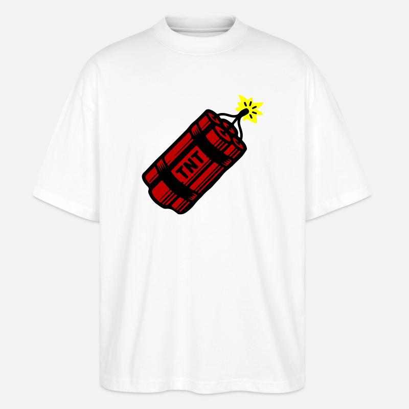 Dynamite Tnt - T-shirt bio Blaster 2.0 coupe oversize Stanley/Stella Unisexe - blanc