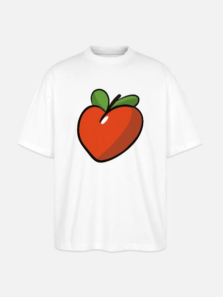 Peche_coeur - Stanley/Stella Oversized Unisex Organic T-shirt Blaster 2.0 - white