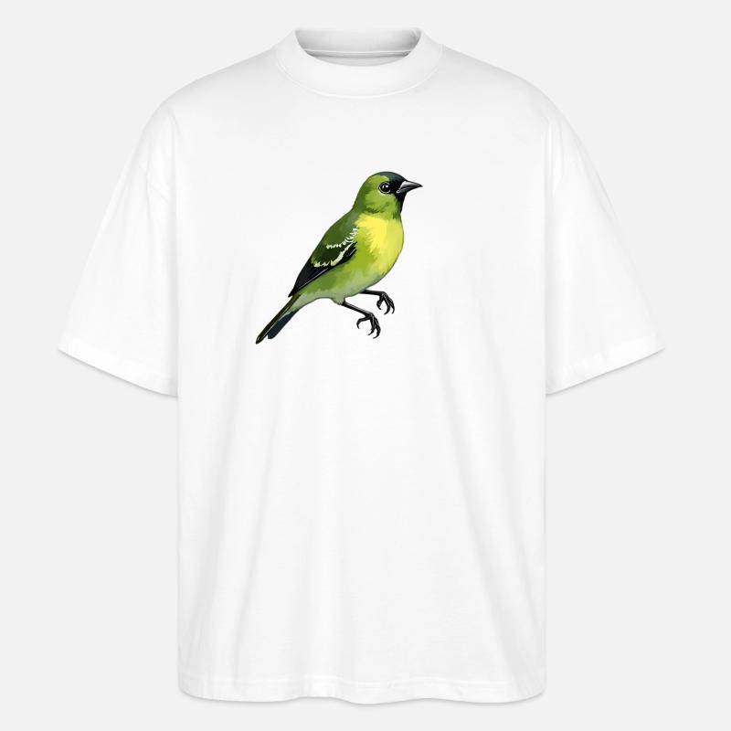Oiseau Pintard - T-shirt bio Blaster 2.0 coupe oversize Stanley/Stella Unisexe - blanc