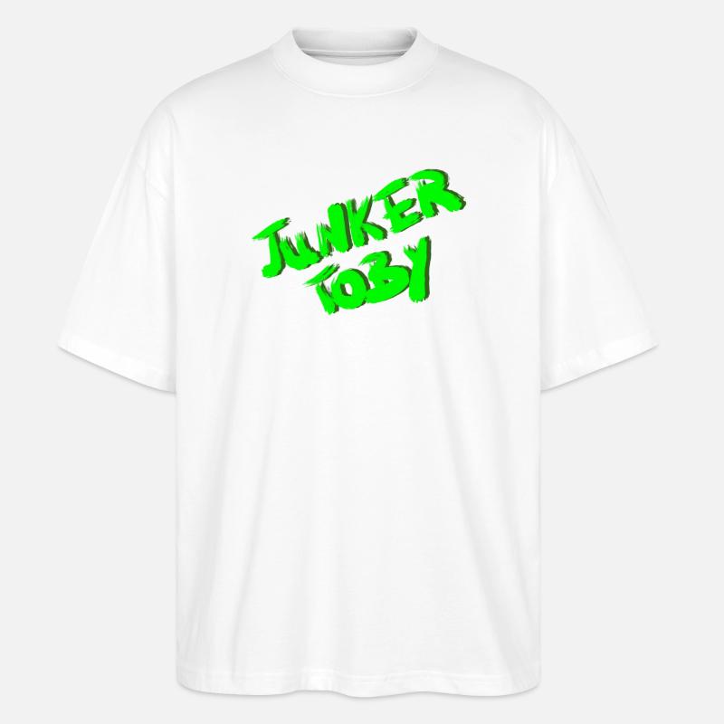 Junker Toby - T-shirt bio Blaster 2.0 coupe oversize Stanley/Stella Unisexe - blanc