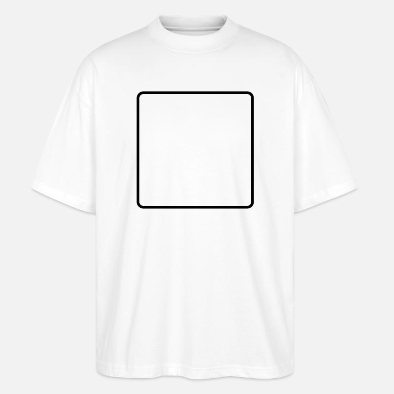 Frame Empty - Stanley/Stella Oversized Unisex Organic T-shirt Blaster 2.0 - white