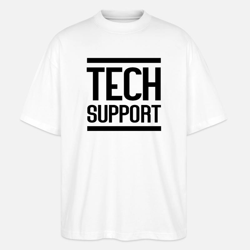 Assistance technique - T-shirt bio Blaster 2.0 coupe oversize Stanley/Stella Unisexe - blanc