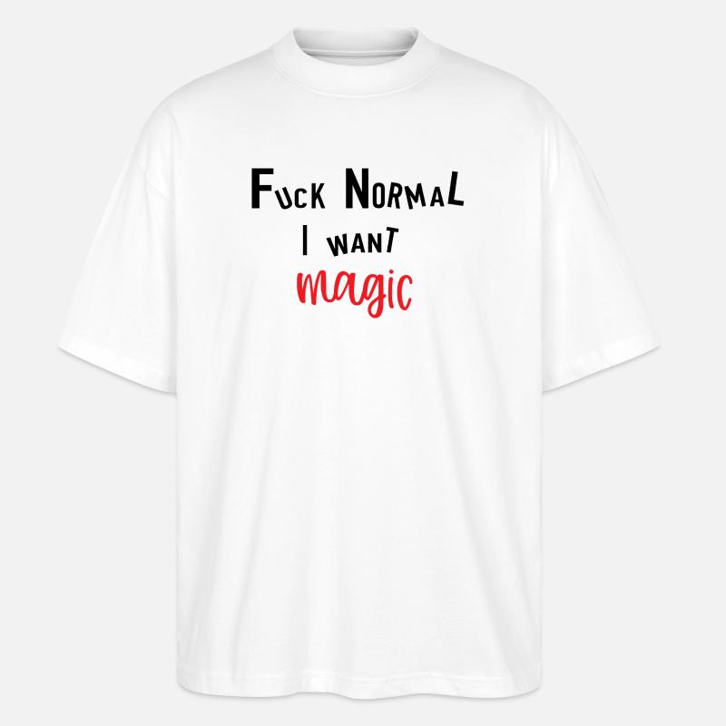 Magic - Stanley/Stella Oversized Unisex Bio T-Shirt Blaster 2.0 - Weiß