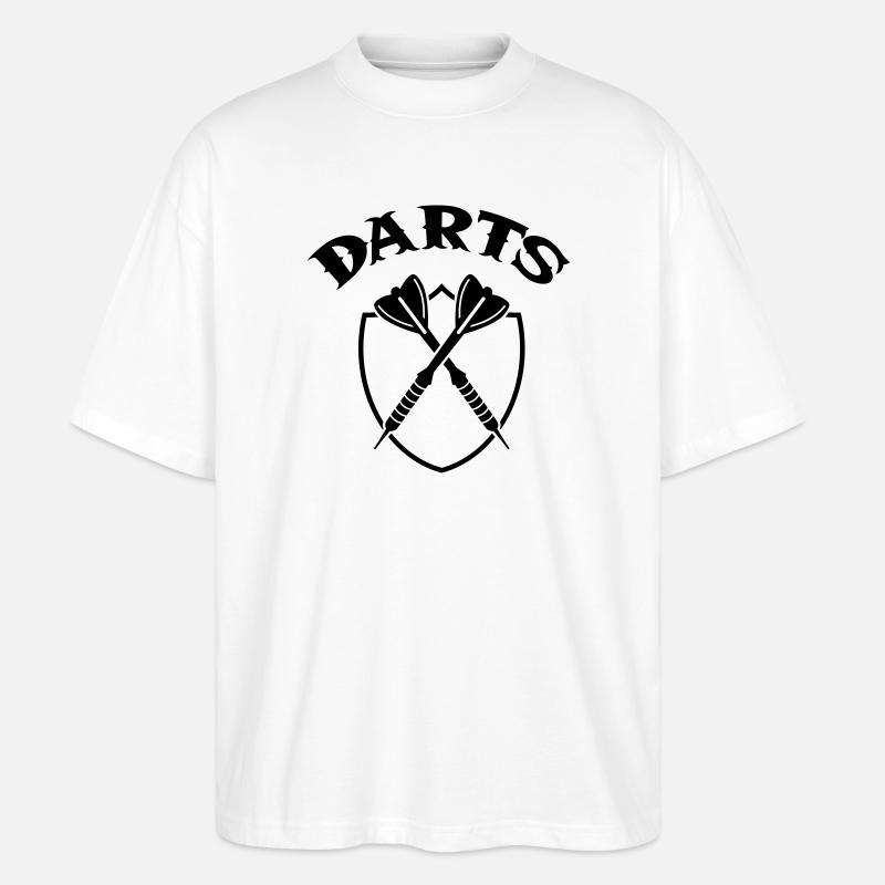 darts - Stanley/Stella Oversized Unisex Bio T-Shirt Blaster 2.0 - Weiß