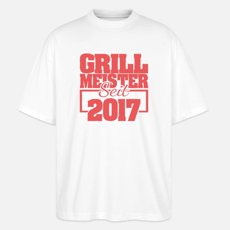 2017 - Stanley/Stella Oversized Unisex Bio T-Shirt Blaster 2.0 - Weiß
