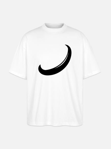 boomerang - Stanley/Stella Oversized Unisex Organic T-shirt Blaster 2.0 - white