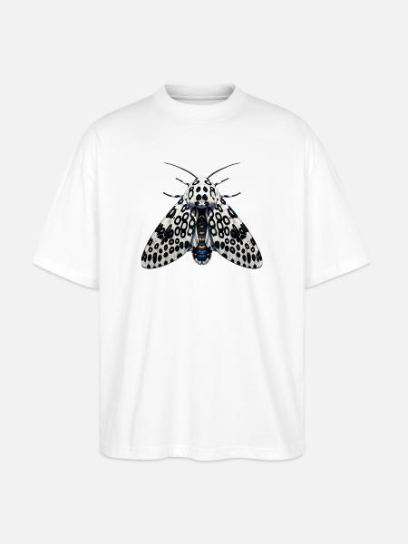 Anime Hypercompe Leoparde Géant - T-shirt bio Blaster 2.0 coupe oversize Stanley/Stella Unisexe - blanc