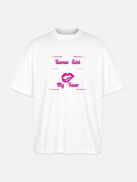 Sternzeichen Stier - Stanley/Stella Oversized Unisex Bio T-Shirt Blaster 2.0 - Weiß