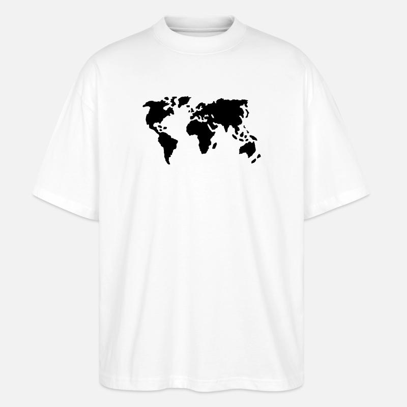 Welt - Stanley/Stella Oversized Unisex Bio T-Shirt Blaster 2.0 - Weiß
