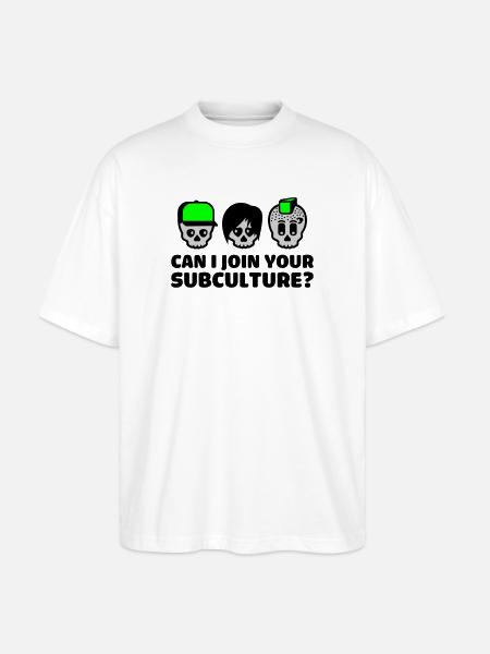 subculture - Stanley/Stella Oversized Unisex Organic T-shirt Blaster 2.0 - white
