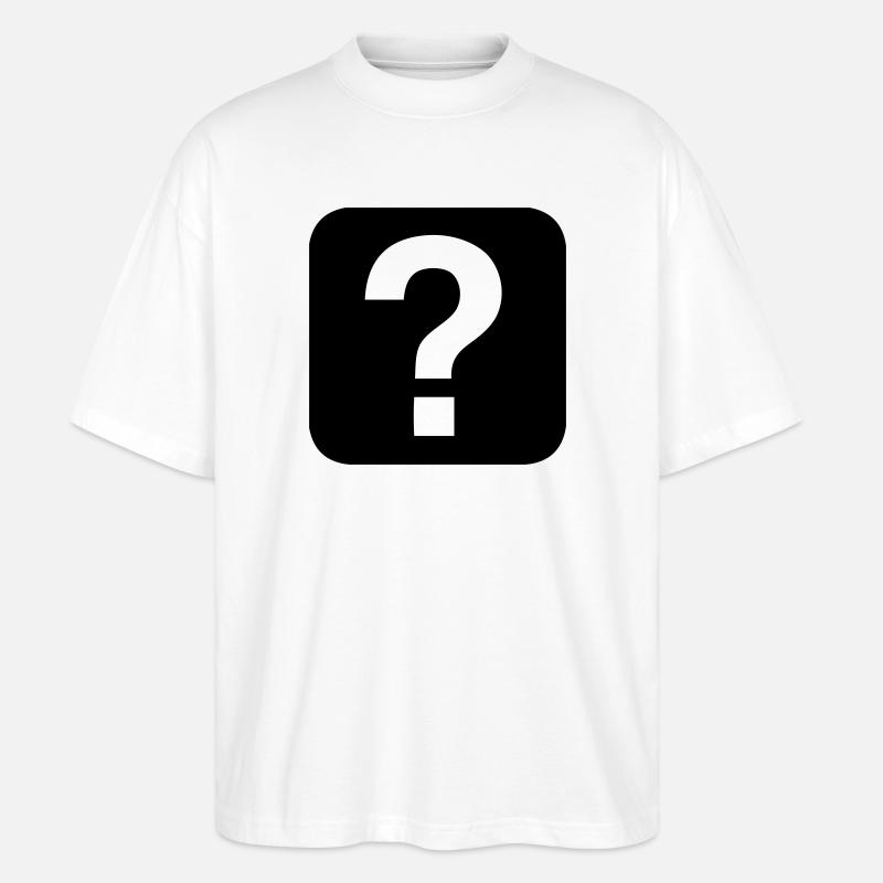 Hilfe - Help - Stanley/Stella Oversized Unisex Bio T-Shirt Blaster 2.0 - Weiß