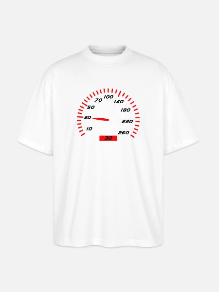 30th Birthday - Stanley/Stella Oversized Unisex Organic T-shirt Blaster 2.0 - white