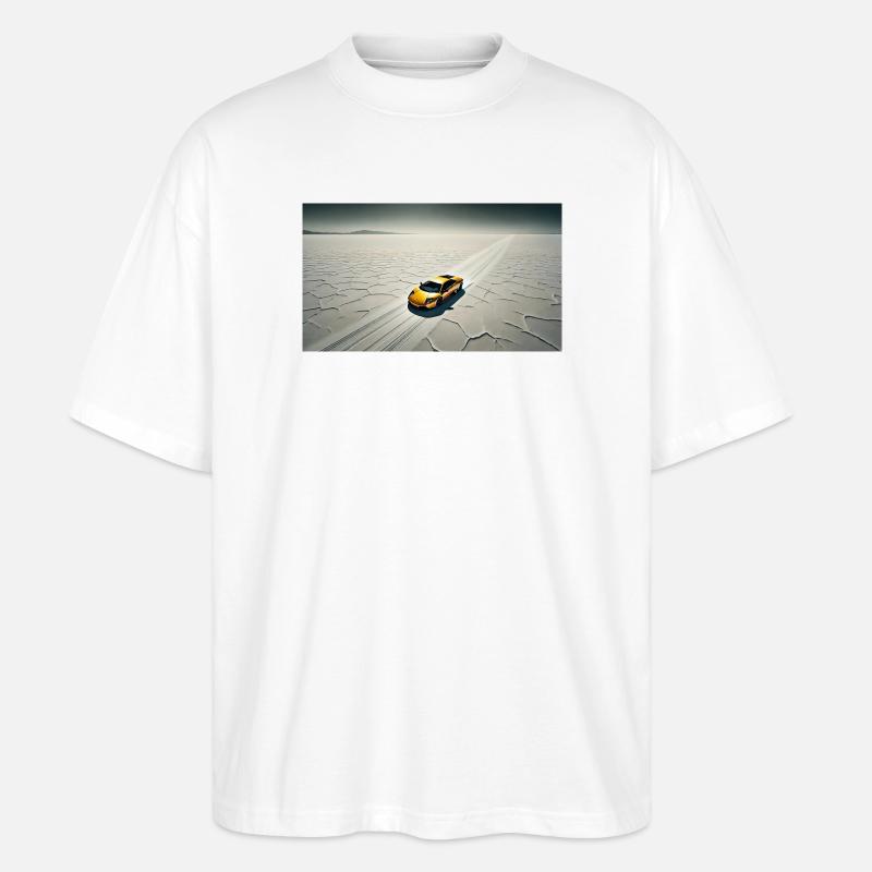 Auto - Stanley/Stella Oversized Unisex Bio T-Shirt Blaster 2.0 - Weiß