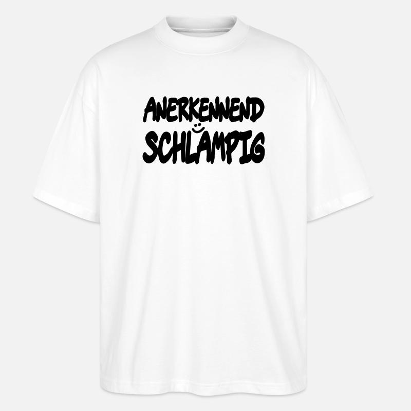 anerkennend schlampig - Stanley/Stella Oversized Unisex Bio T-Shirt Blaster 2.0 - Weiß