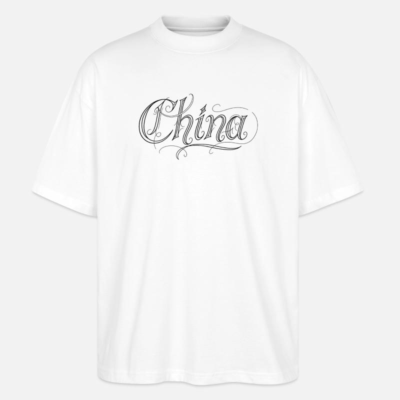 China - Stanley/Stella Oversized Unisex Bio T-Shirt Blaster 2.0 - Weiß