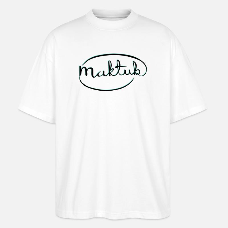 MakeKita Mint Script - T-shirt bio Blaster 2.0 coupe oversize Stanley/Stella Unisexe - blanc